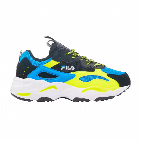 Fila Ray Tracer Big Kid 'Electric Blue Safety Yellow'