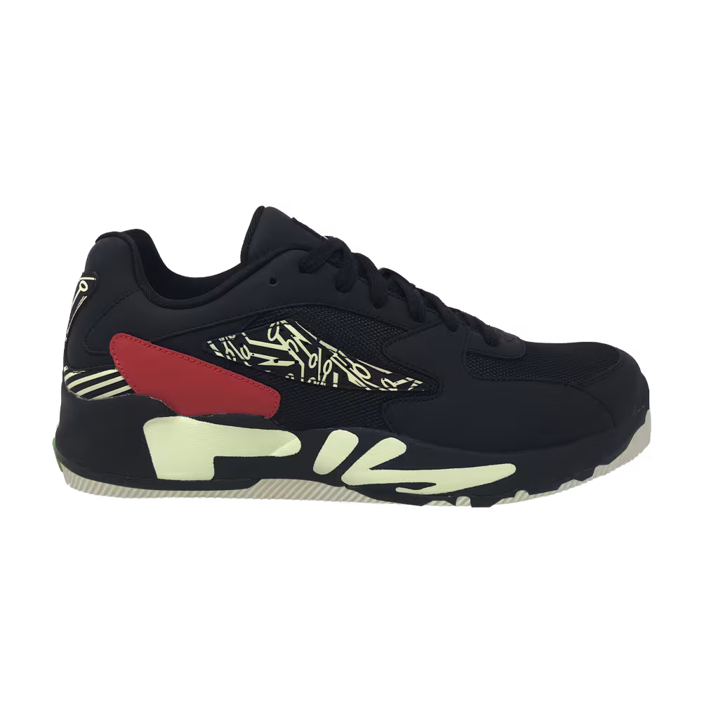 Fila Fusion Black Yellow Red