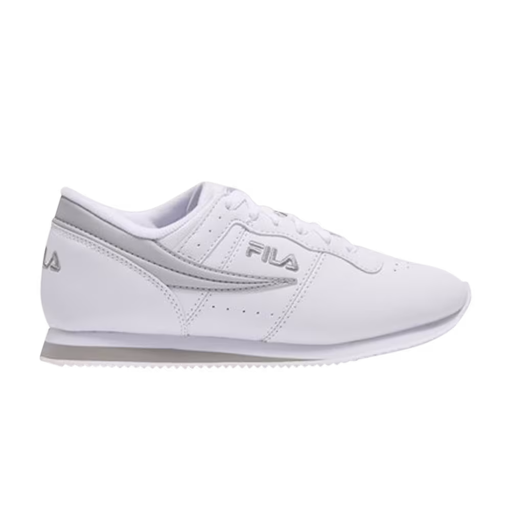 Fila Women's Machu White Metallic Silver