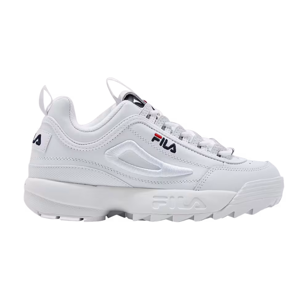 Fila Women's Disruptor 2 3D Embroidery - White
