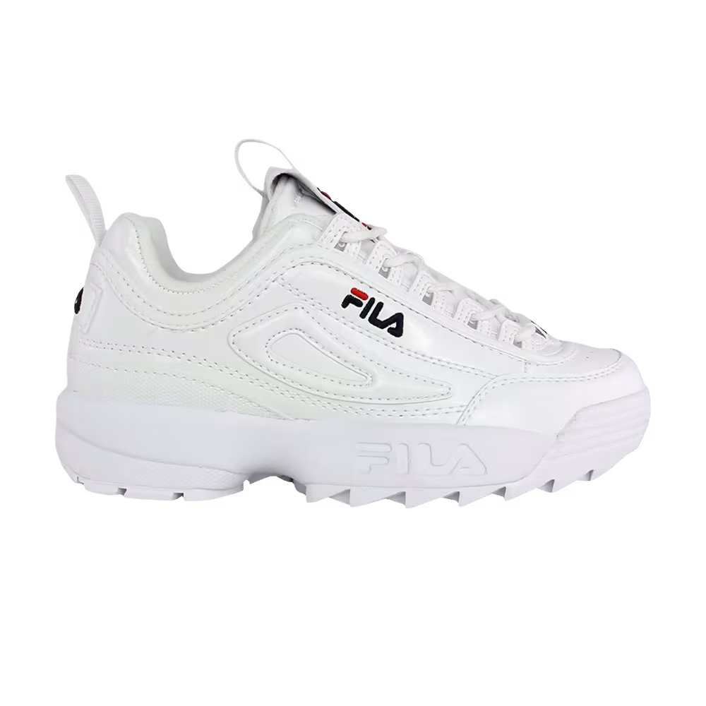 Fila Women's Disruptor 2 Premium Patent White