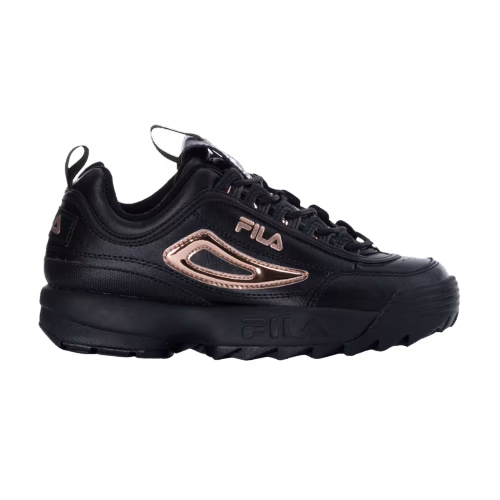 Fila Women's Disruptor 2 Black Rose Gold