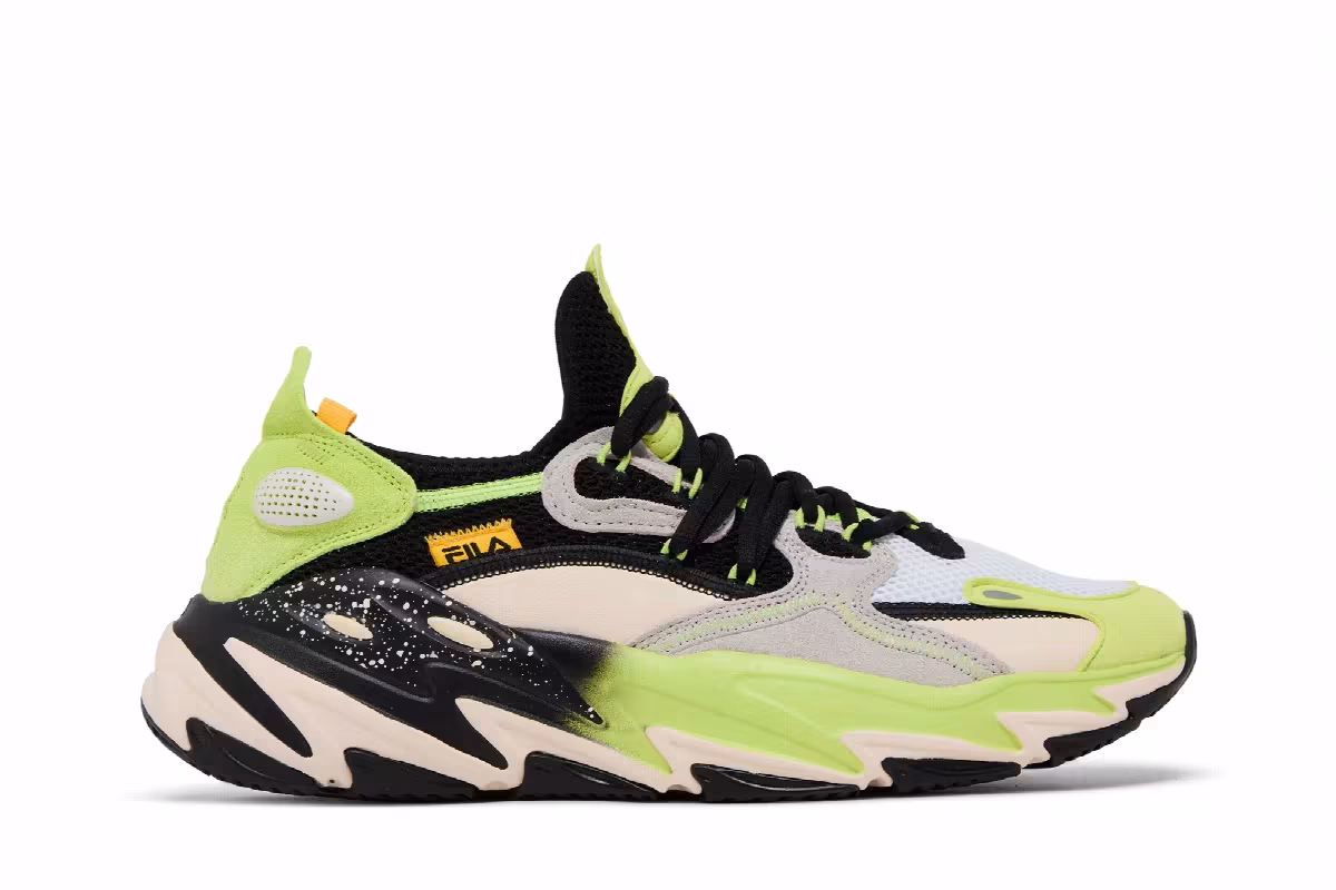 Fila Ray Tracer Evo 2 Black Sharp Green, view 2