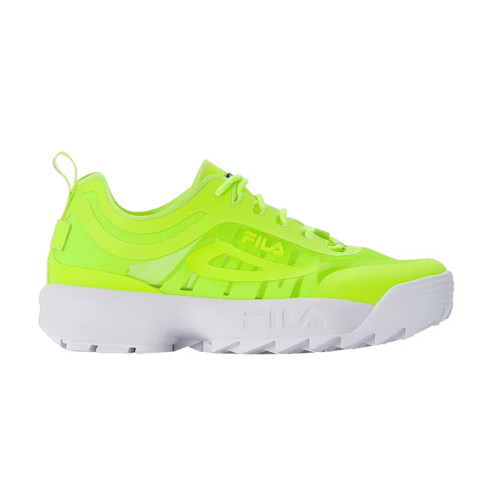 Fila Women's Disruptor Run Neon Lime