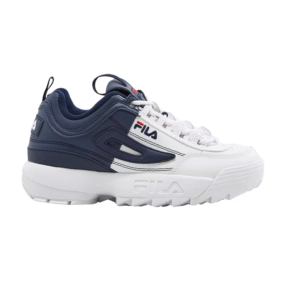 Fila Women's Disruptor 2 Split White Navy