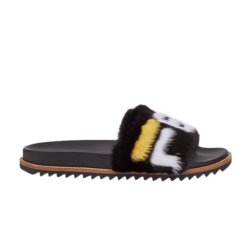 Fendi x Fila Fussbett Mink Sandal Multi-Color