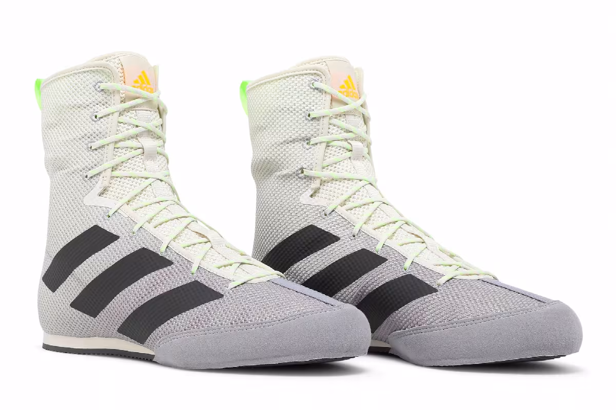 Adidas Box Hog 3 Chalk White Grey, view 9