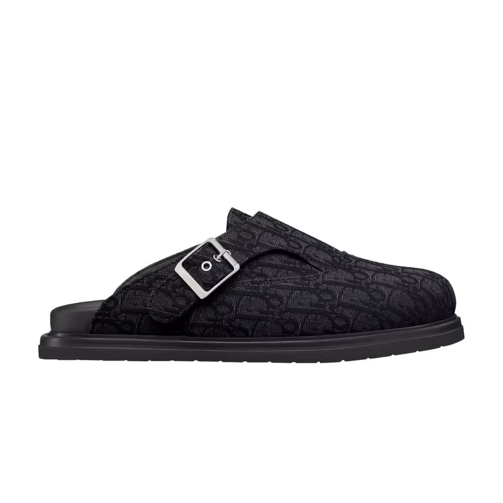 Dior Aqua Mule Dior Oblique - Black