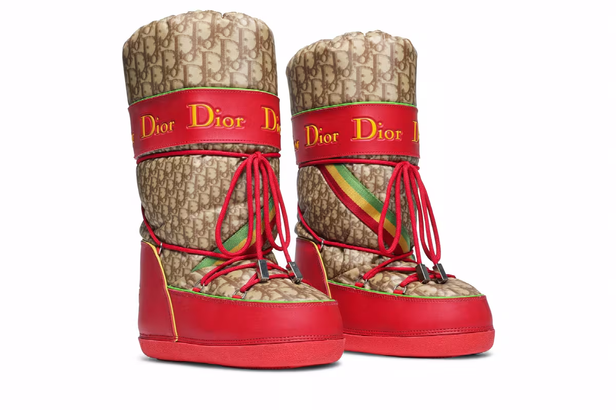 Dior Diorissimo Moon Boot Rasta Collection, view 9