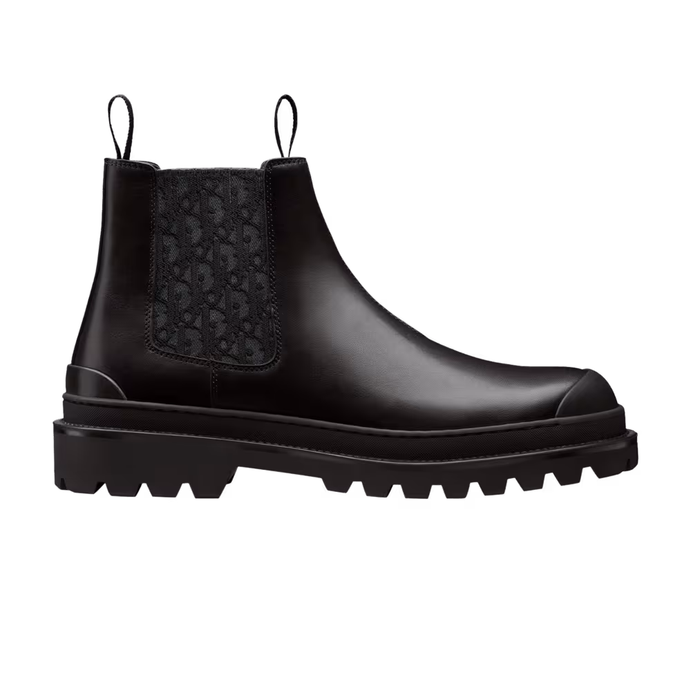 Dior Explorer Chelsea Boot Dior Oblique - Black