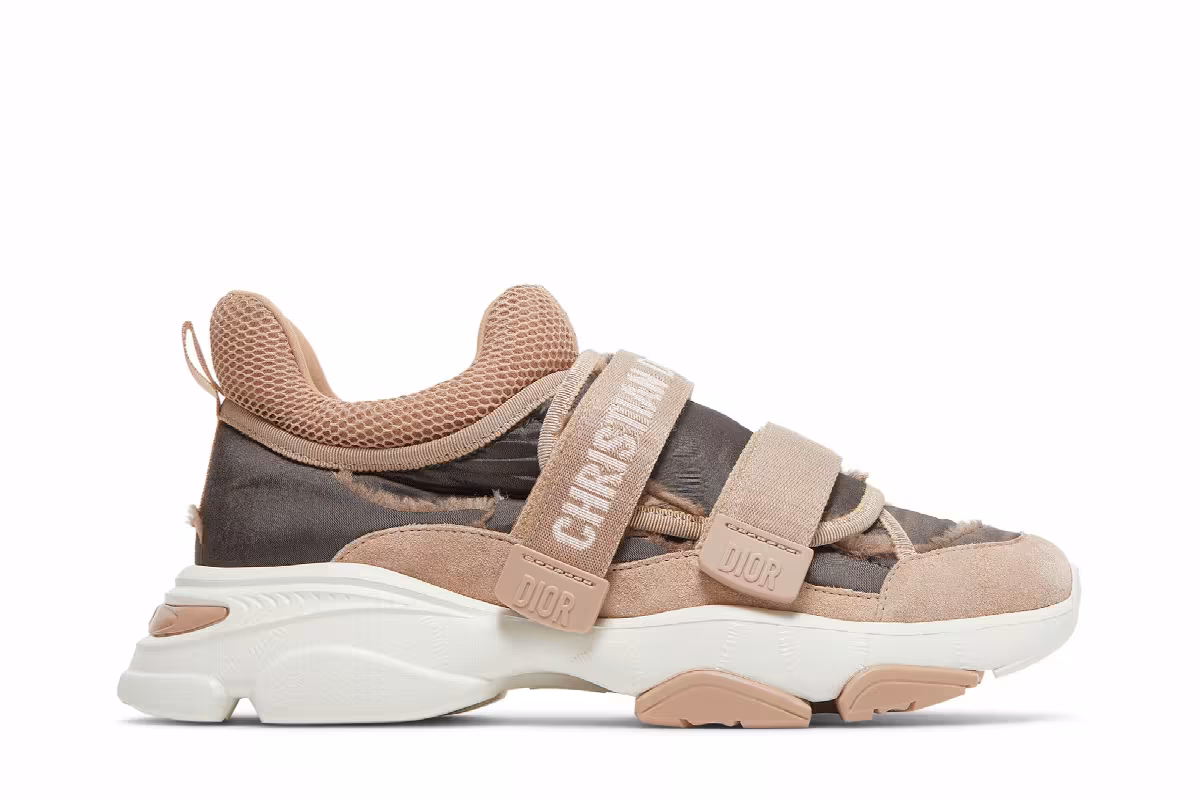 Dior Women's D-Wander Sneaker Nude, view 2