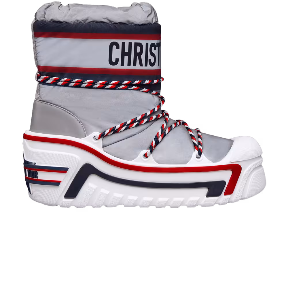 Dior Women's DiorAlps Snow Boot Silver Tone Reflective