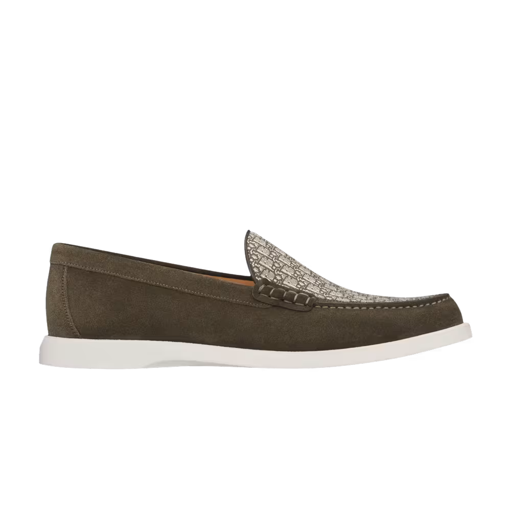Dior Granville Loafer Dior Oblique - Khaki Suede