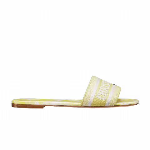 Dior Wmns DWay Slide 'Lemon Yellow'