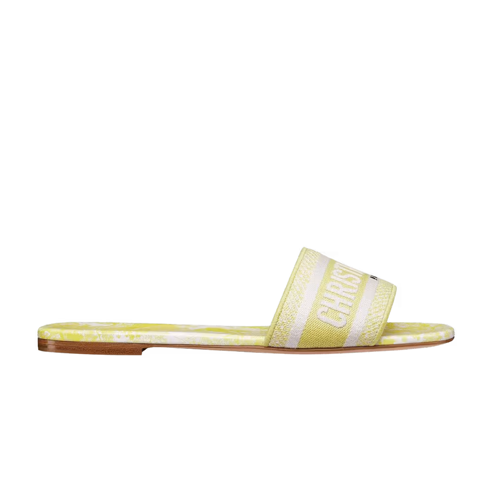 Dior Women's DWay Slide Lemon Yellow