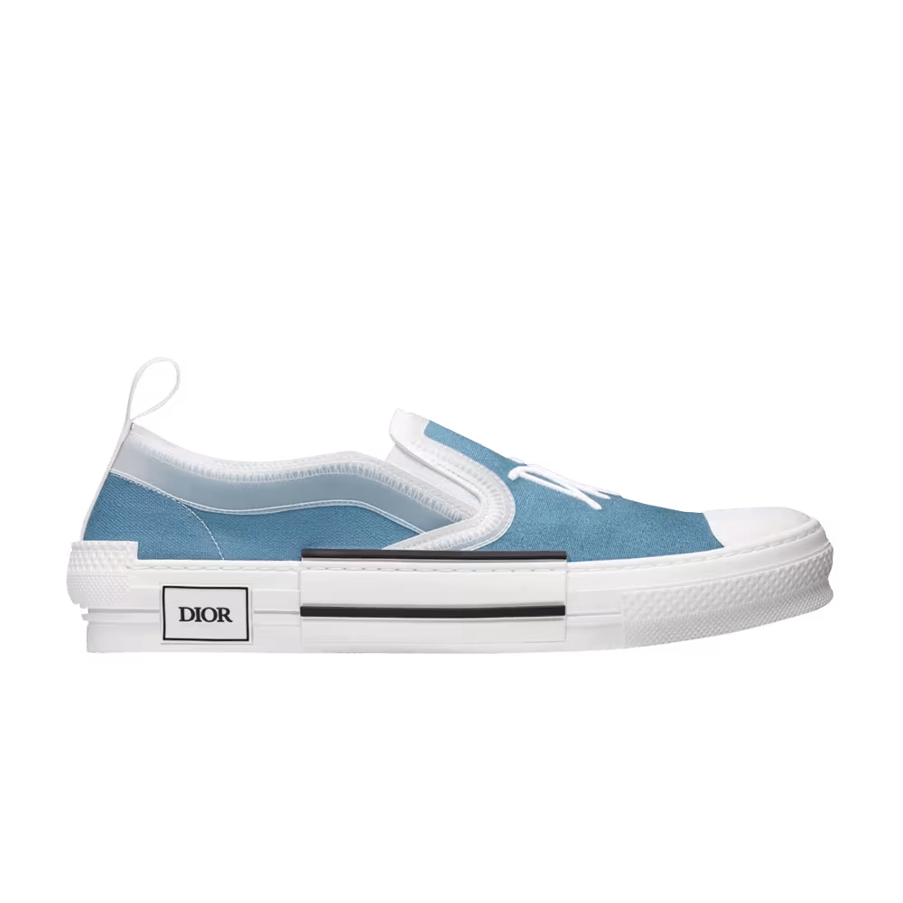 Shawn Stussy x Dior B23 Slip-On Blue Canvas