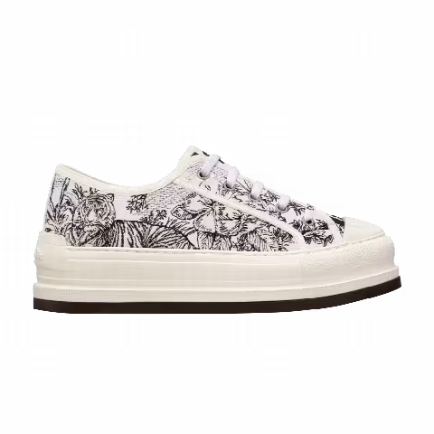 Dior Wmns Walk'N'Dior Platform Sneaker 'Embroidered Cotton - Toile de Jouy Voyage'