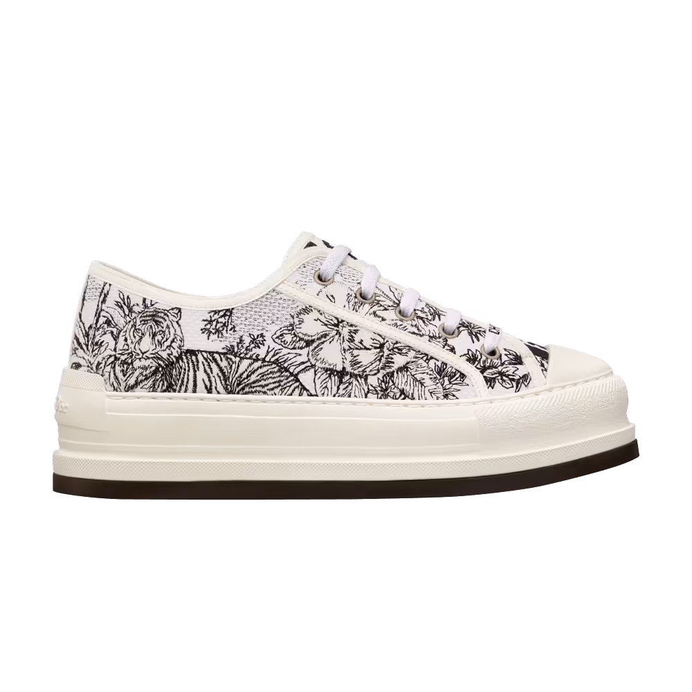 Dior Women's Walk'N'Dior Platform Sneaker Embroidered Cotton - Toile de Jouy Voyage