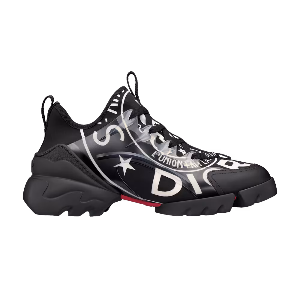 Dior Women's D-Connect Union Print - Black