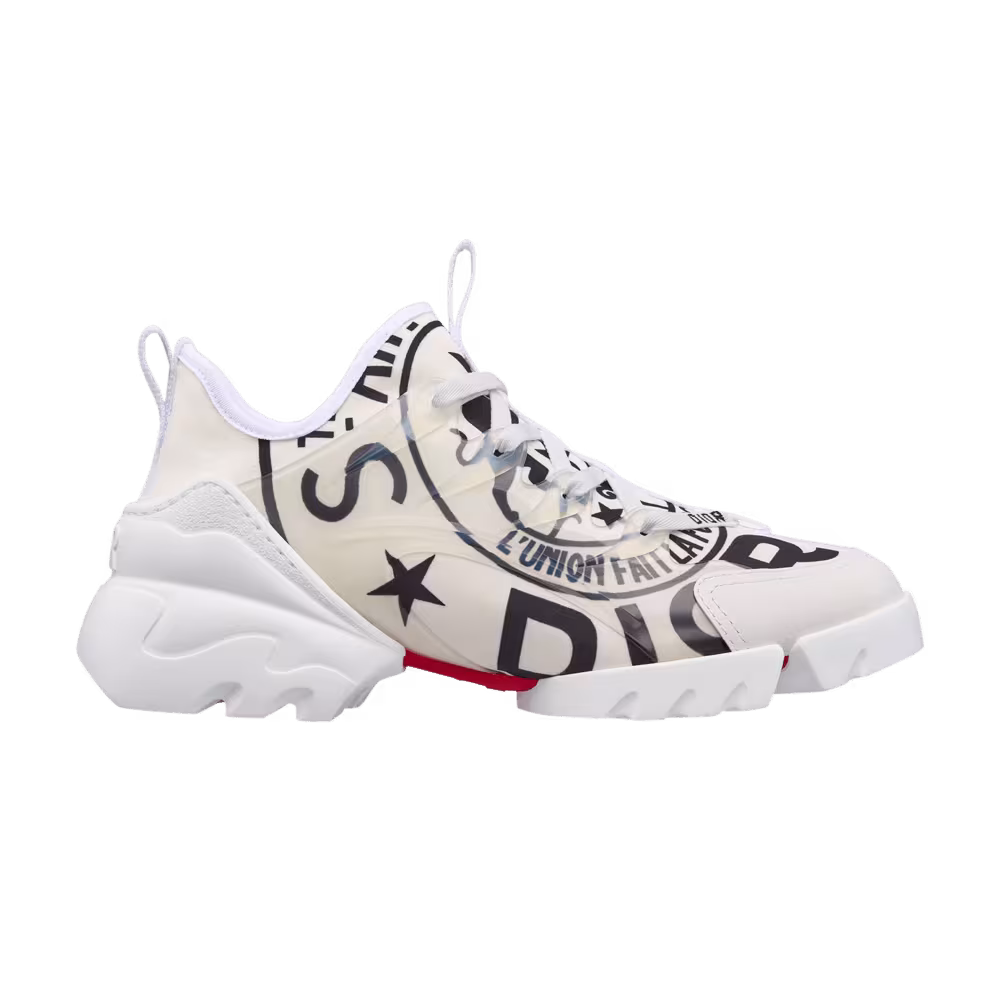 Dior Women's D-Connect Union Print - Off White