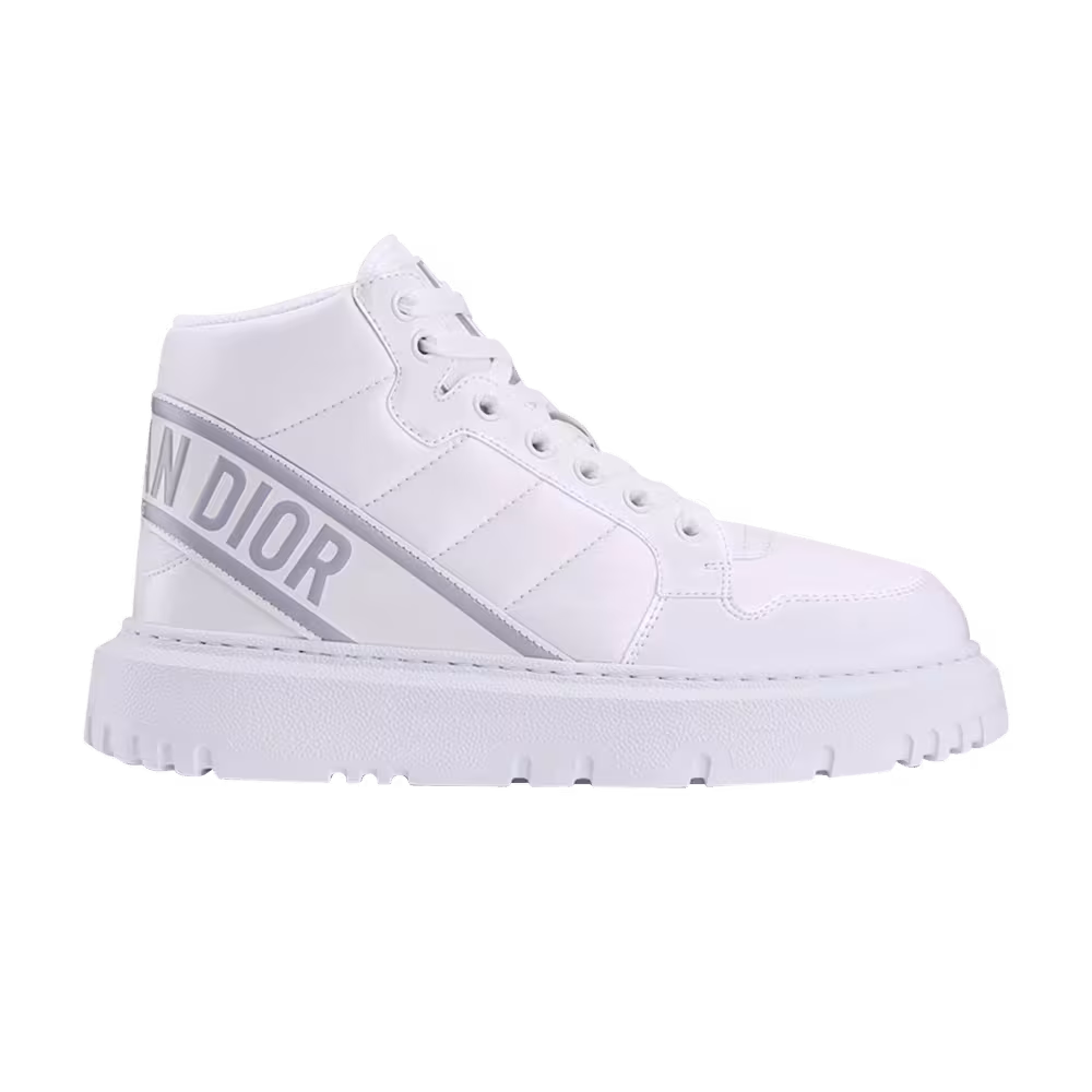 Dior Women's D-Player Quilted Nylon - White Grey