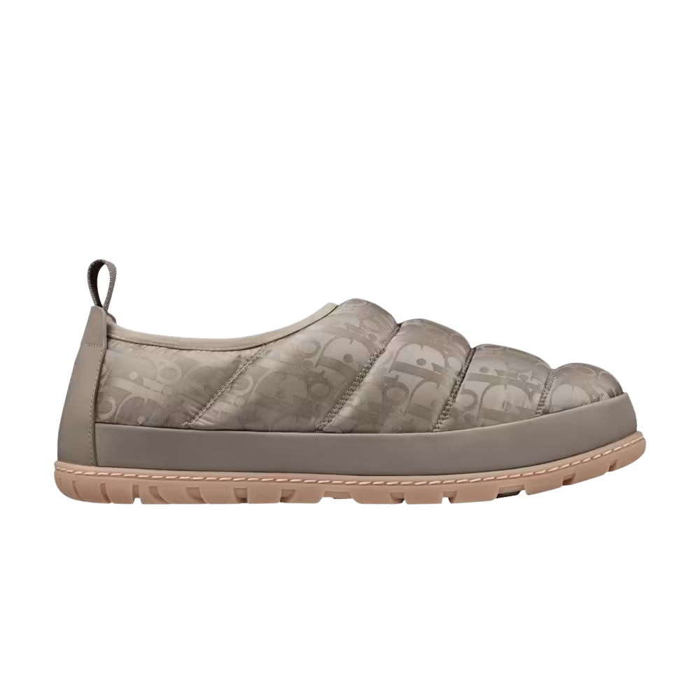 Dior Snow Slipper Quilted Dior Oblique - Beige