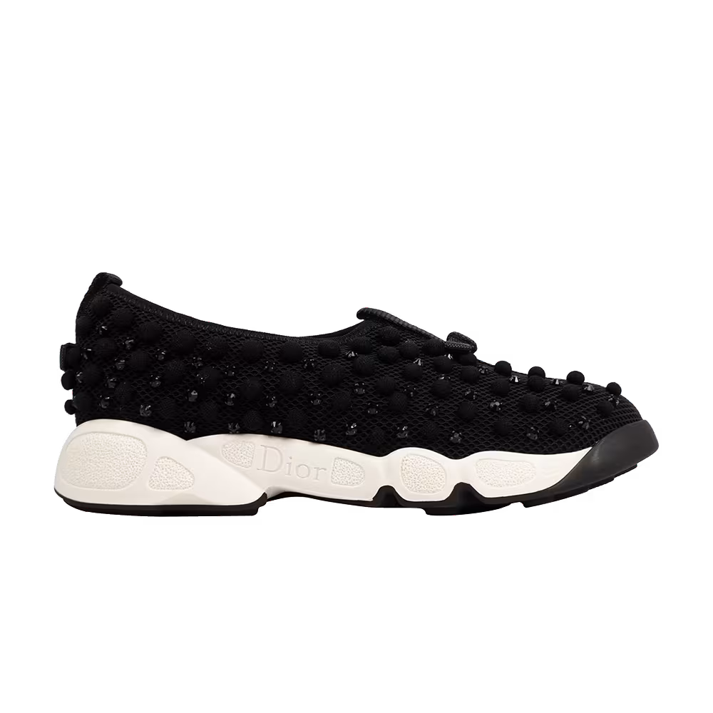 Dior Women's Fusion Mesh Black Pom Pom