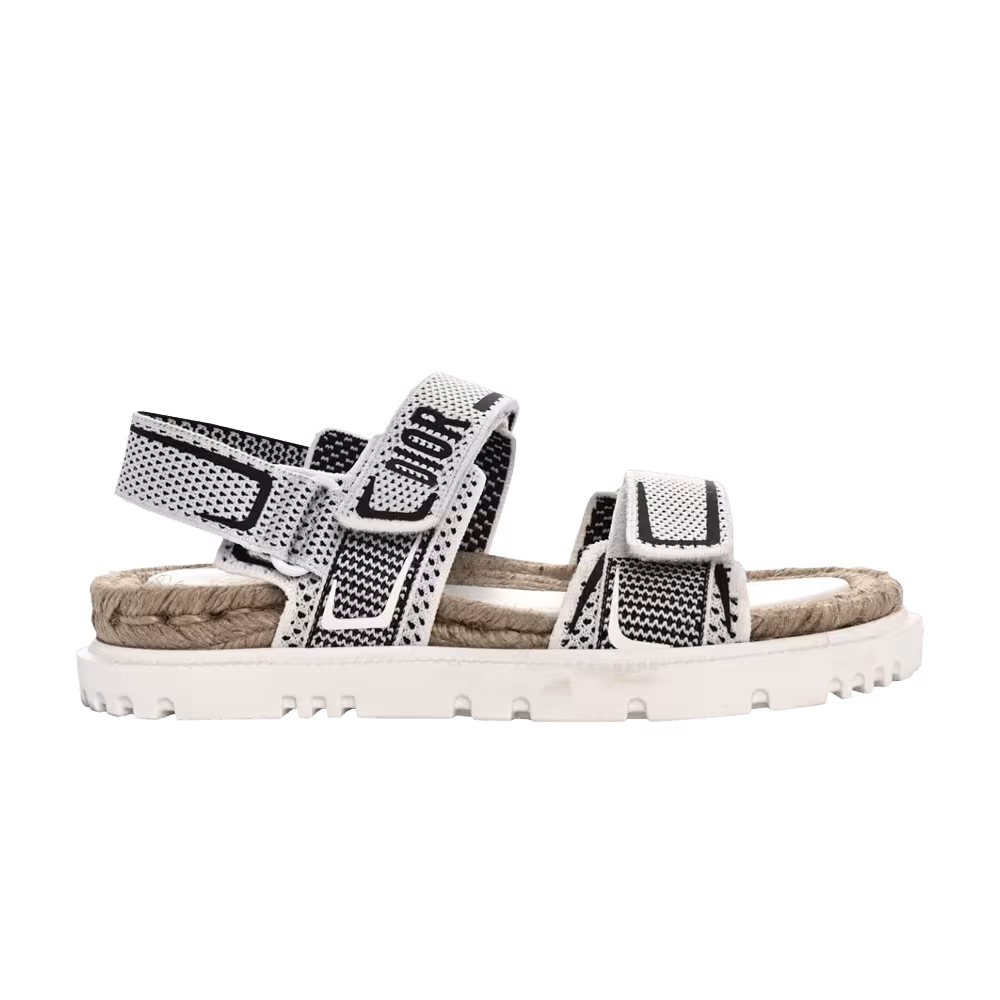 Dior Women's Dioract Sandal White Black