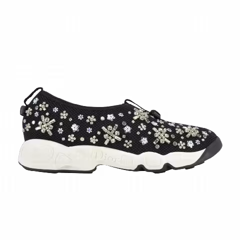 Dior Wmns Fusion 'Crystal Embroidery - Noir'