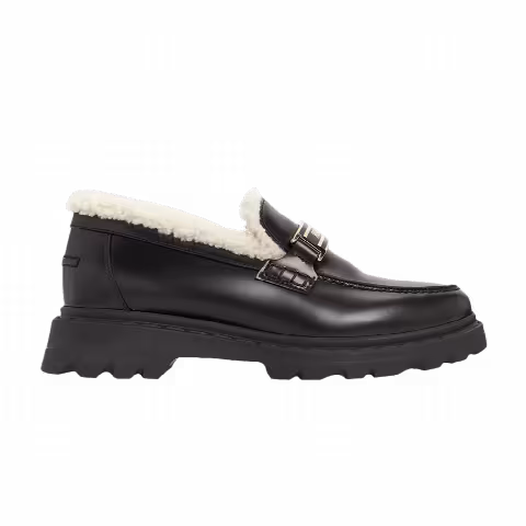 Dior Wmns Code Loafer 'Black Sherpa'