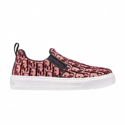 Dior Wmns Solar Slip-On 'Dior Oblique - Burgundy'