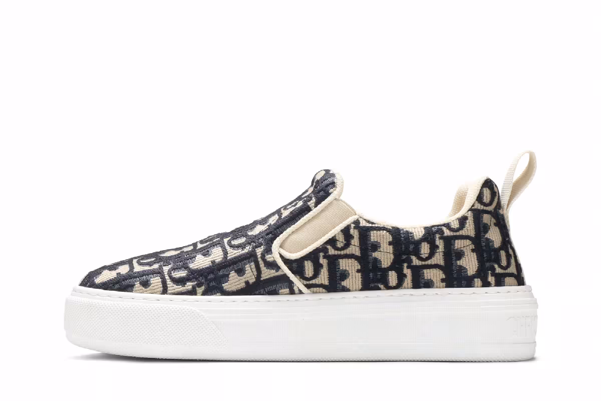 Dior Women's Solar Slip-On Dior Oblique - Deep Blue, view 4