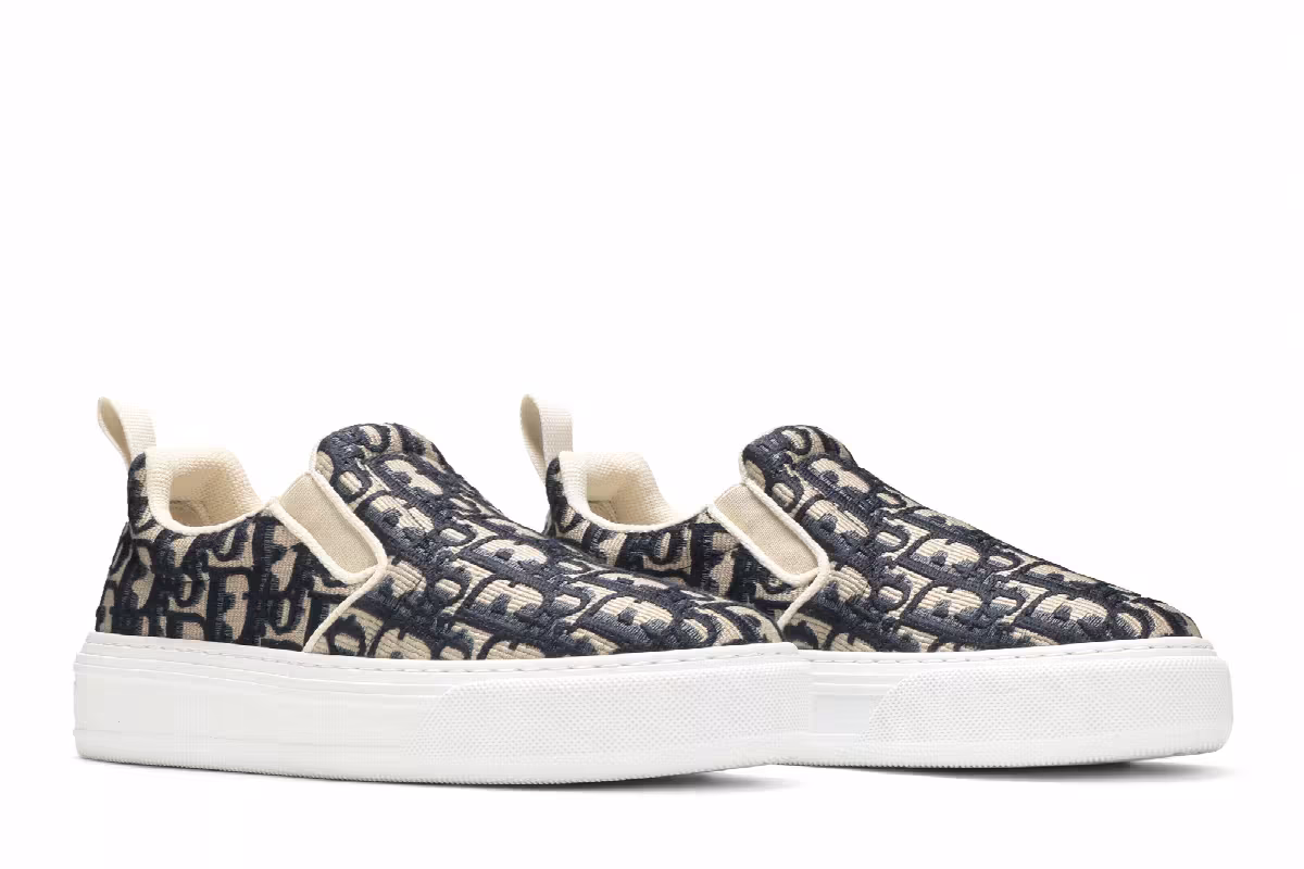 Dior Women's Solar Slip-On Dior Oblique - Deep Blue, view 9
