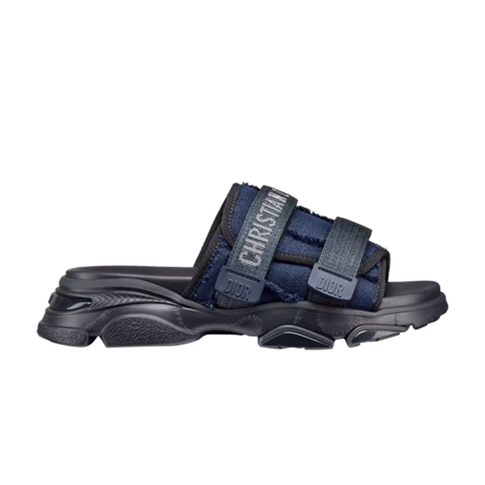 Dior Women's D-Wander Mule Denim Blue