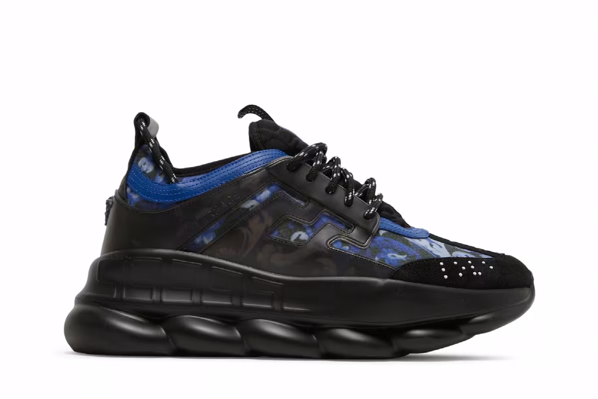 Versace Chain Reaction Barocco Print - Black Lapis, view 2