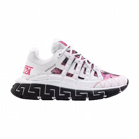 Versace Wmns Trigreca 'White Pale Pink'