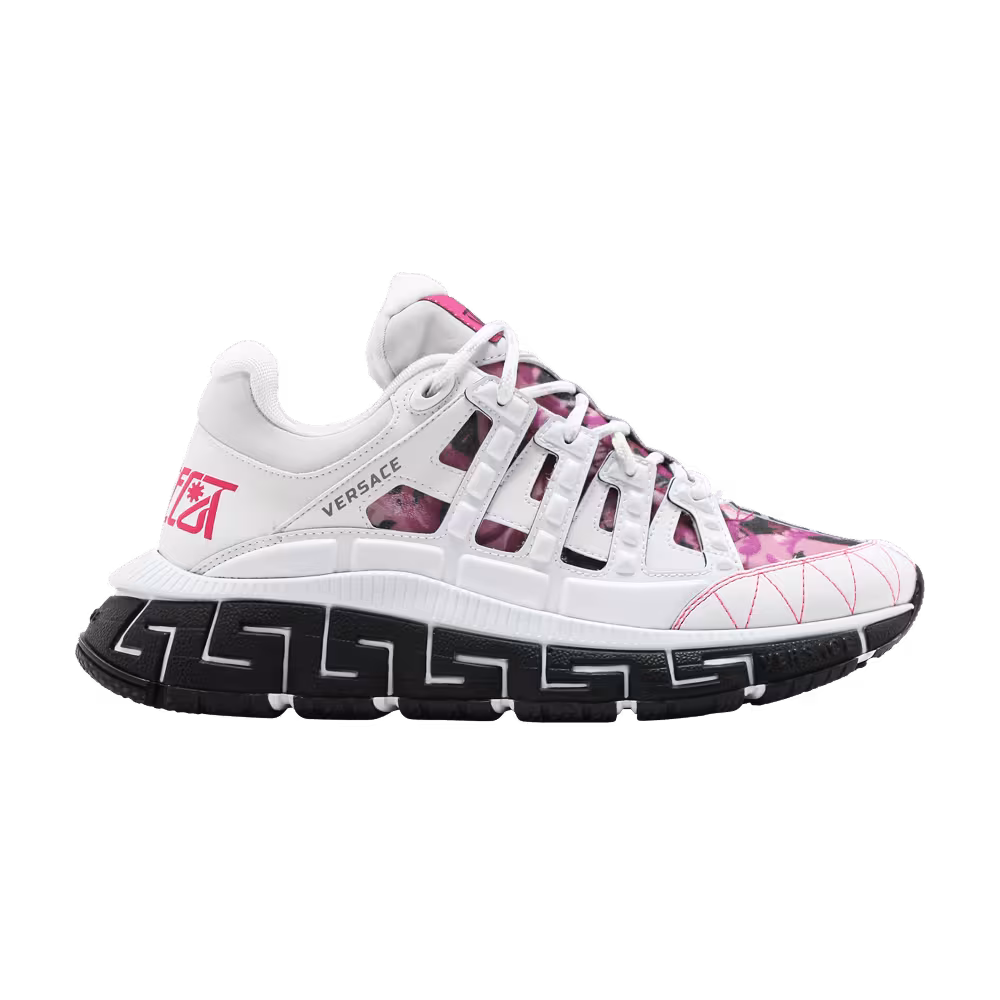 Versace Women's Trigreca White Pale Pink