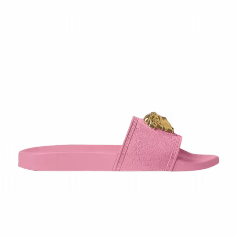 Versace Wmns Palazzo Pool Slides 'Flamingo Pink'