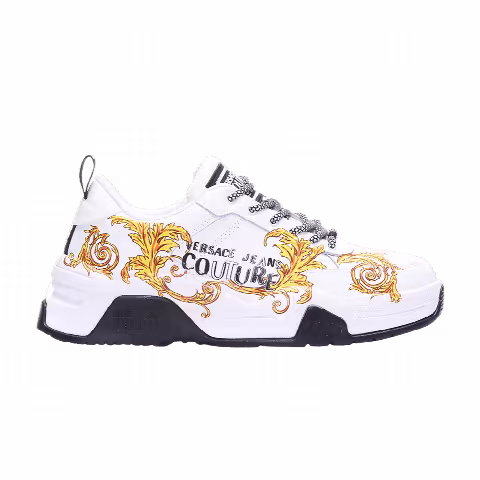 Versace Stargaze Sneakers 'Baroque Print - White Gold'