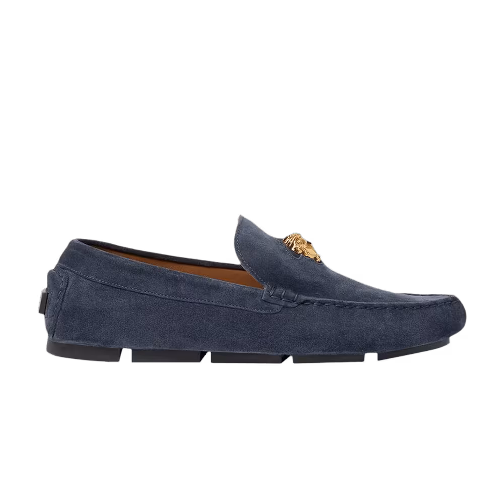 Versace La Medusa Driver Loafer Navy