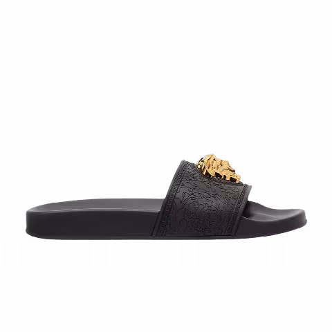 Versace Wmns Palazzo Pool Slide 'Black Gold'