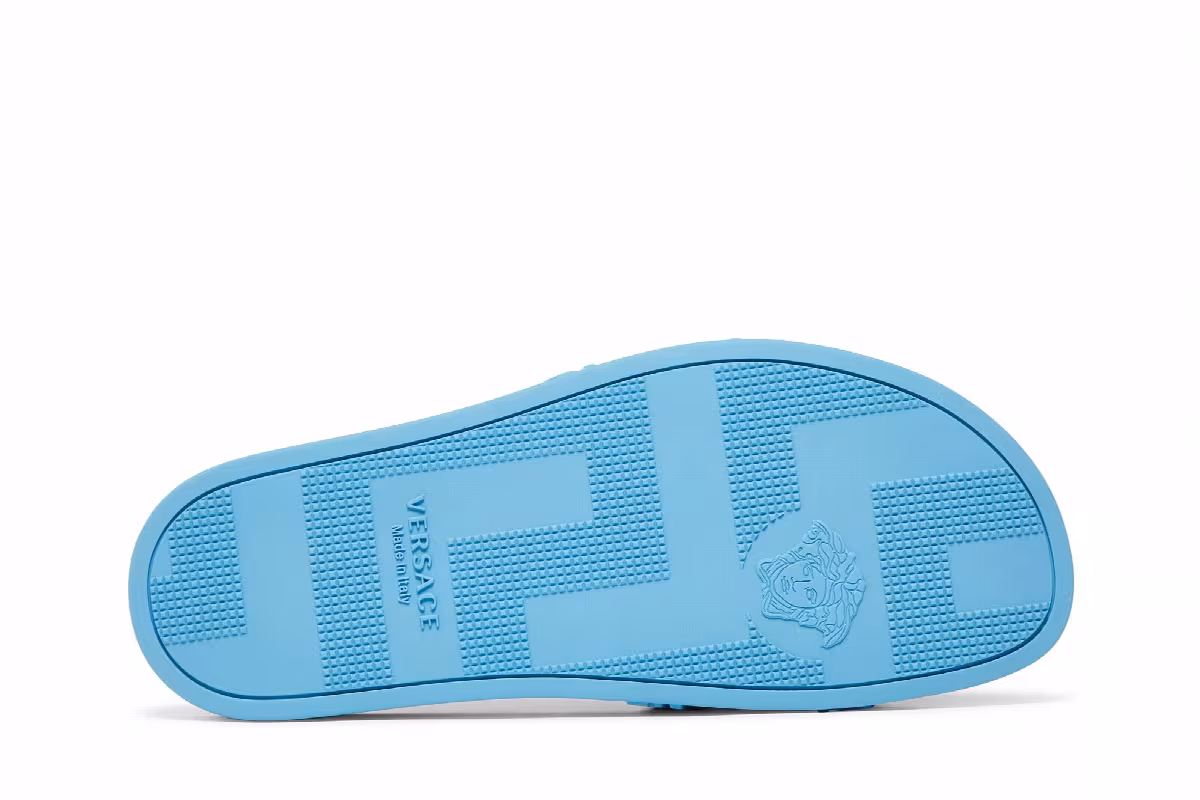 Versace Palazzo Medusa Pool Slide Blue, view 5