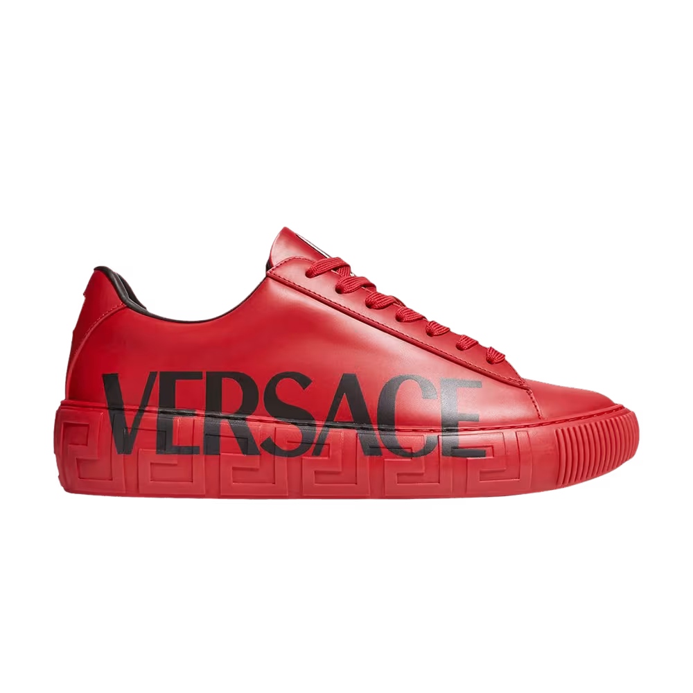 Versace Medusa Low Logo Print - Scarlet
