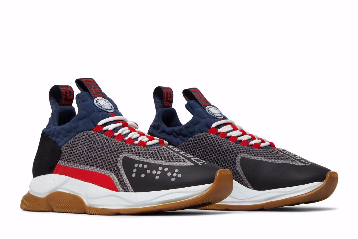 Versace Cross Chainer Black Red 2019, view 9