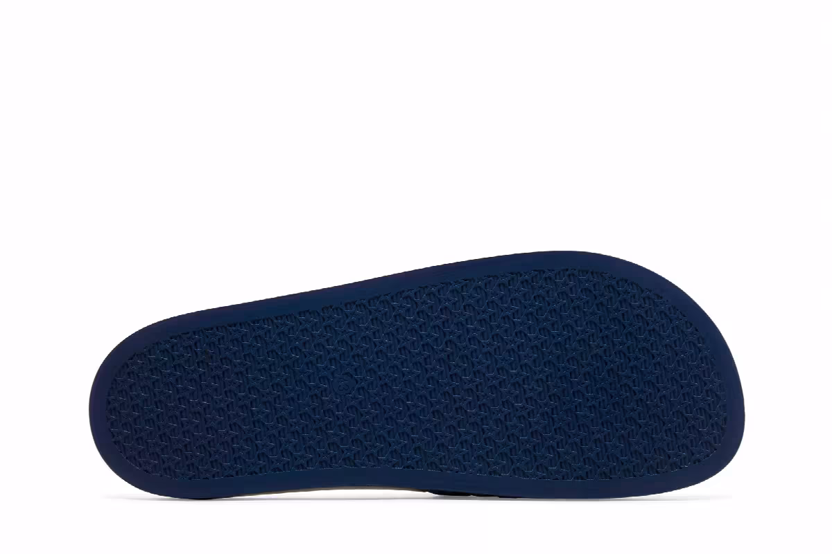 Versace Pool Slide La Greca - Navy Blue, view 5
