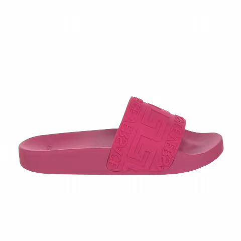Versace Pool Slide 'La Greca - Fuchsia'