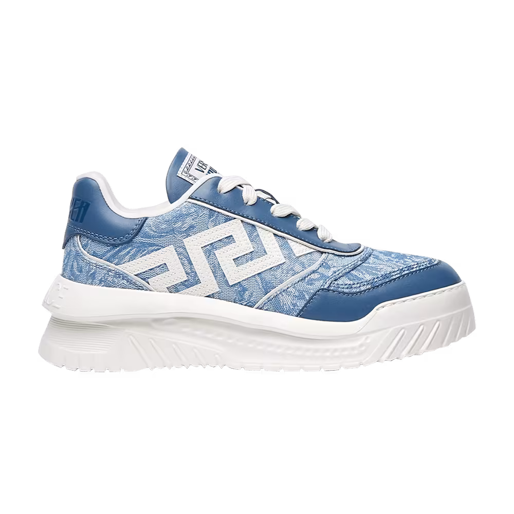 Versace Greca Odissea Sneaker Barocco Denim
