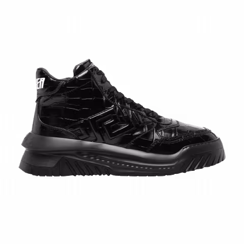 Versace Odissea High 'Black Croc'