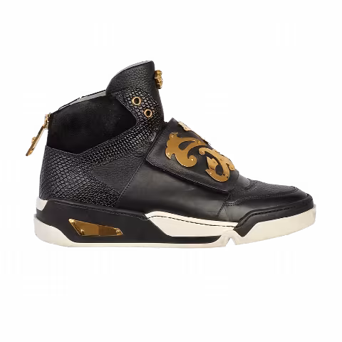 Versace Medusa High 'Snakeskin - Gold Plate'