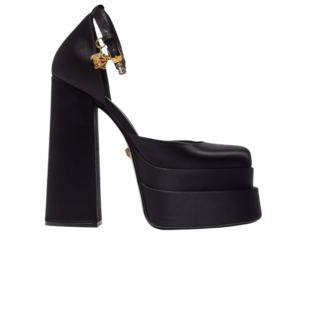 Versace Women's Medusa Aevitas Platform Pumps Black